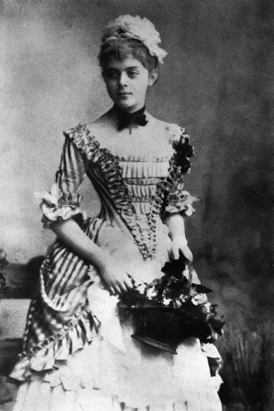 Historical Fashion: Baroness Mary Vetsera, c.1880s  by Austrian Photographer