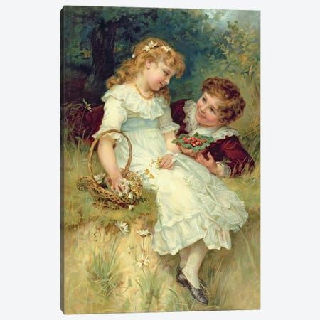 Sweethearts, from the Pears Annual, 1905 Canvas Print #BMN344} by Frederick Morgan Canvas Art
