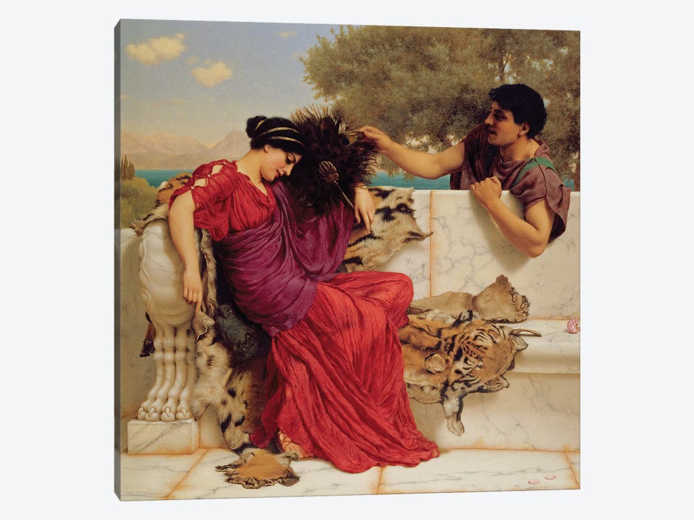 The Old, Old Story, 1903  by John William Godward 1-piece Canvas Artwork