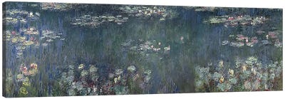 Waterlilies: Green Reflections, 1914-18 P Canvas Art Print - Seasonal Art