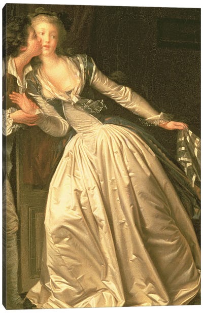 The Stolen Kiss, c.1788  Canvas Art Print