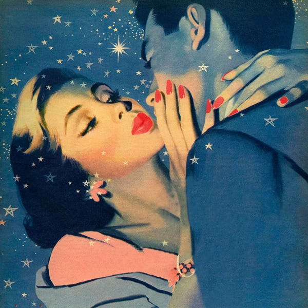 English School: Illustration from 'Woman's Own', 1950s  by English School