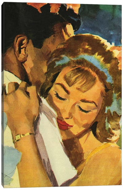 Illustration from magazine, 1962  Canvas Art Print