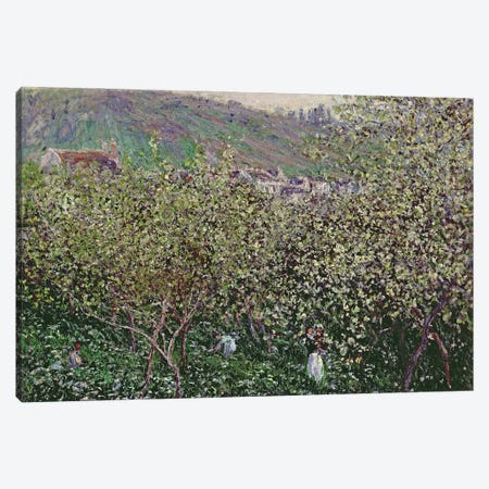 Fruit Pickers, 1879  Canvas Print #BMN3515} by Claude Monet Canvas Art