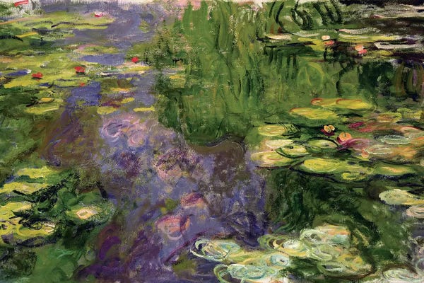 Ponds: Waterlilies  by Claude Monet
