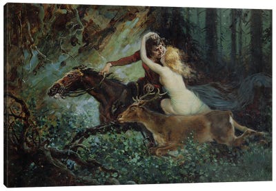 Elegy of Bohemia, 1917  Canvas Art Print