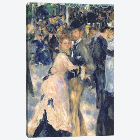 Ball at the Moulin de la Galette, 1876   Canvas Print #BMN3560} by Pierre-Auguste Renoir Canvas Artwork
