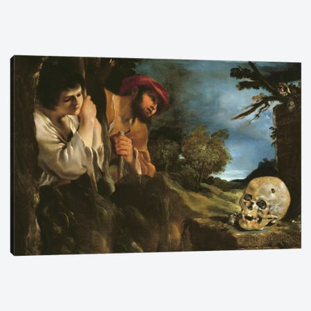 Et in arcadia ego  Canvas Print #BMN3584} by Guercino Canvas Print