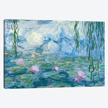 Waterlilies, 1916-19   Canvas Print #BMN3585} by Claude Monet Canvas Print