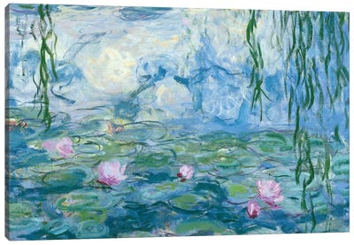 Waterlilies, 1916-19   Canvas Art Print - Re-imagined Masterpieces