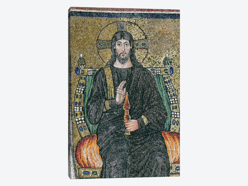 Christ enthroned with the angels  1-piece Canvas Art Print