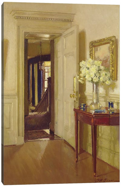 Interior, Gribdae, 1921  Canvas Art Print