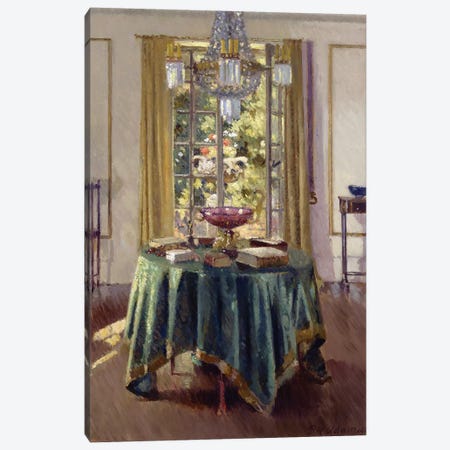 The Green Table Cloth, 1926  Canvas Print #BMN3595} by Patrick William Adam Canvas Art
