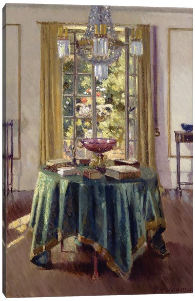 The Green Table Cloth, 1926  Canvas Art Print