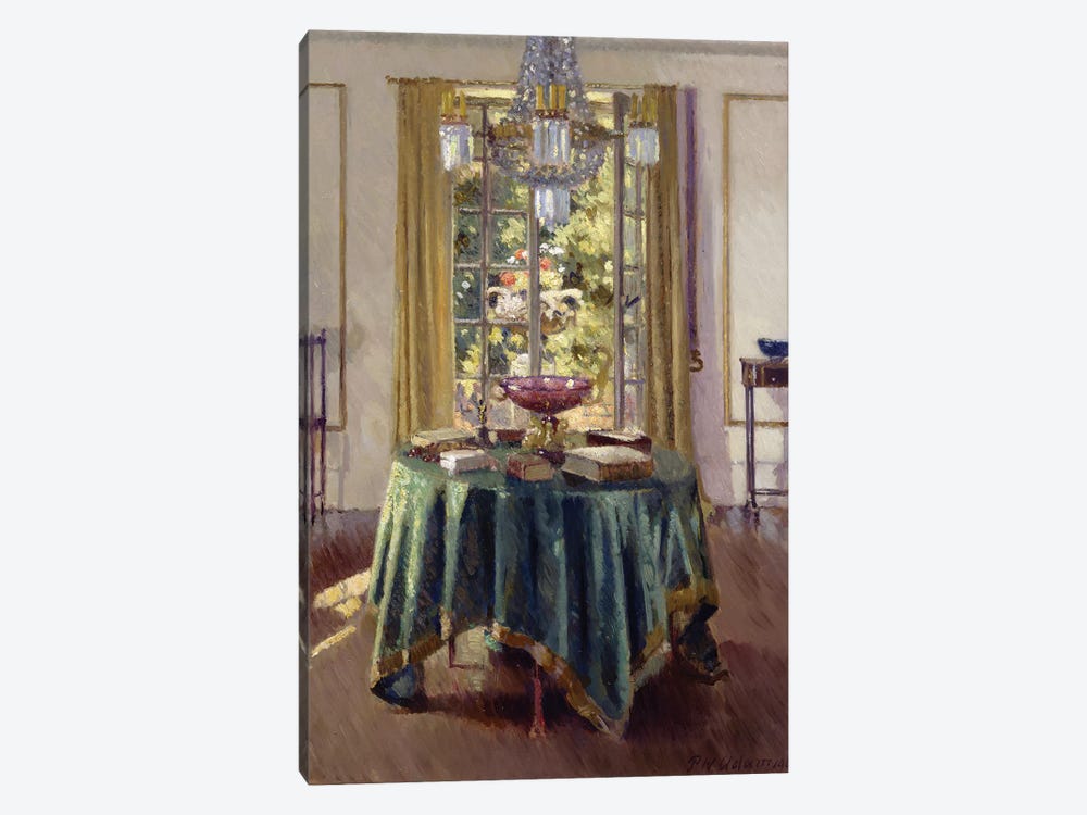 The Green Table Cloth, 1926  by Patrick William Adam 1-piece Canvas Art Print