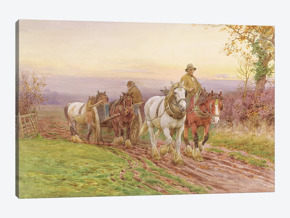 When the Day's Work is Done  1-piece Canvas Print