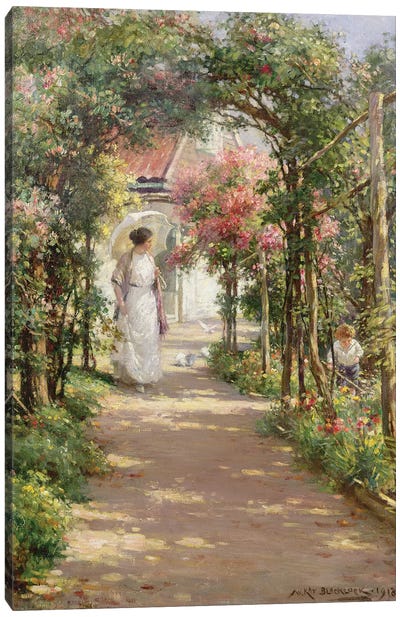 Summer, 1918  Canvas Art Print - Garden & Floral Landscape Art