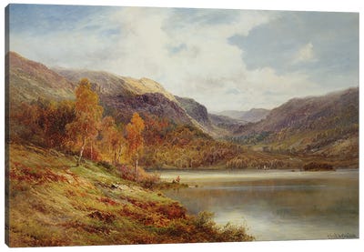 October in the Highlands  Canvas Art Print
