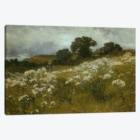 Across the Fields  Canvas Print #BMN3623} by John Mallord Bromley Art Print