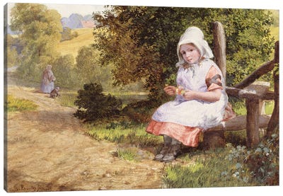 Resting, 1865  Canvas Art Print