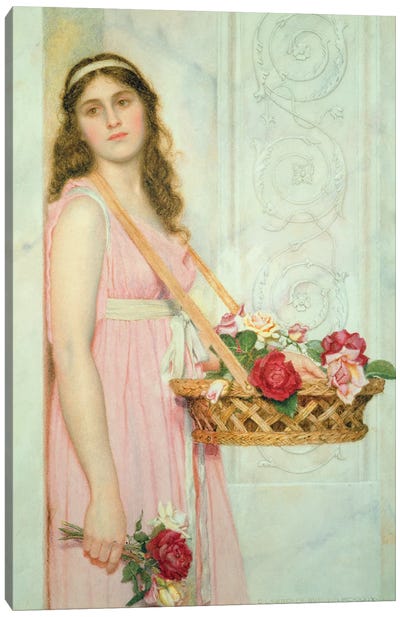 The Flower Seller, 1929  Canvas Art Print