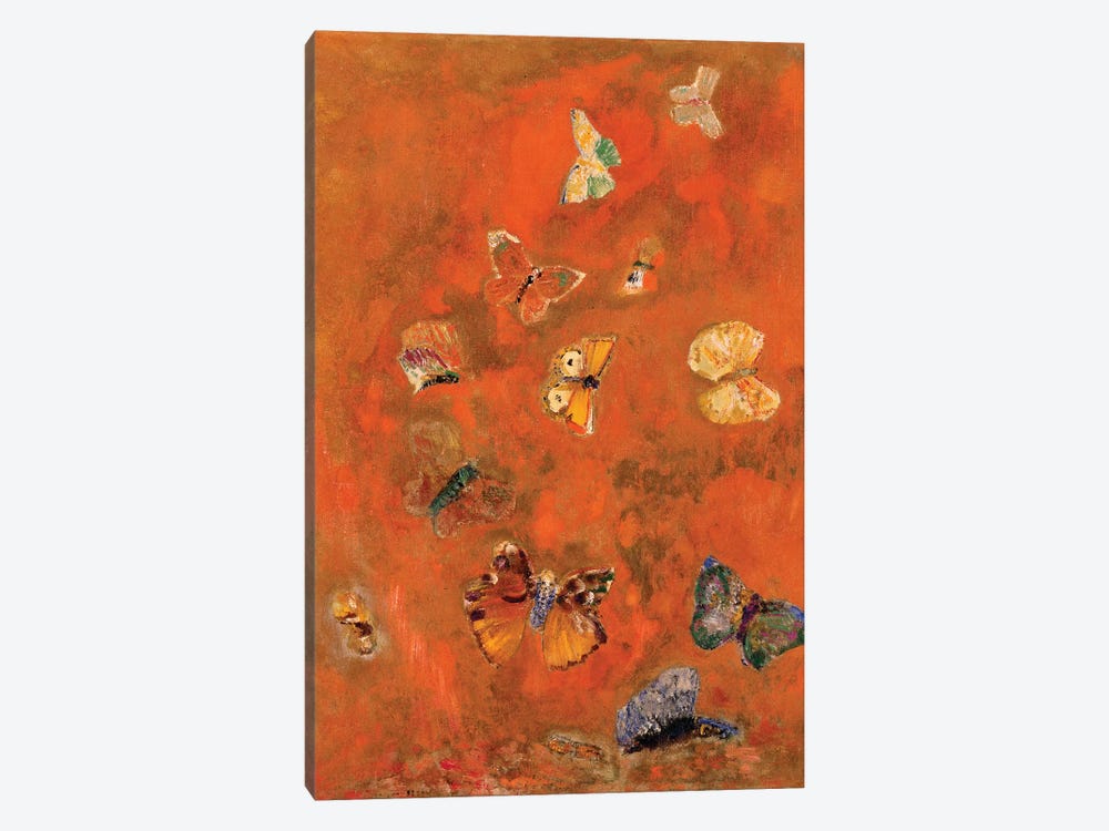 Evocation of Butterflies, c.1912  by Odilon Redon 1-piece Art Print