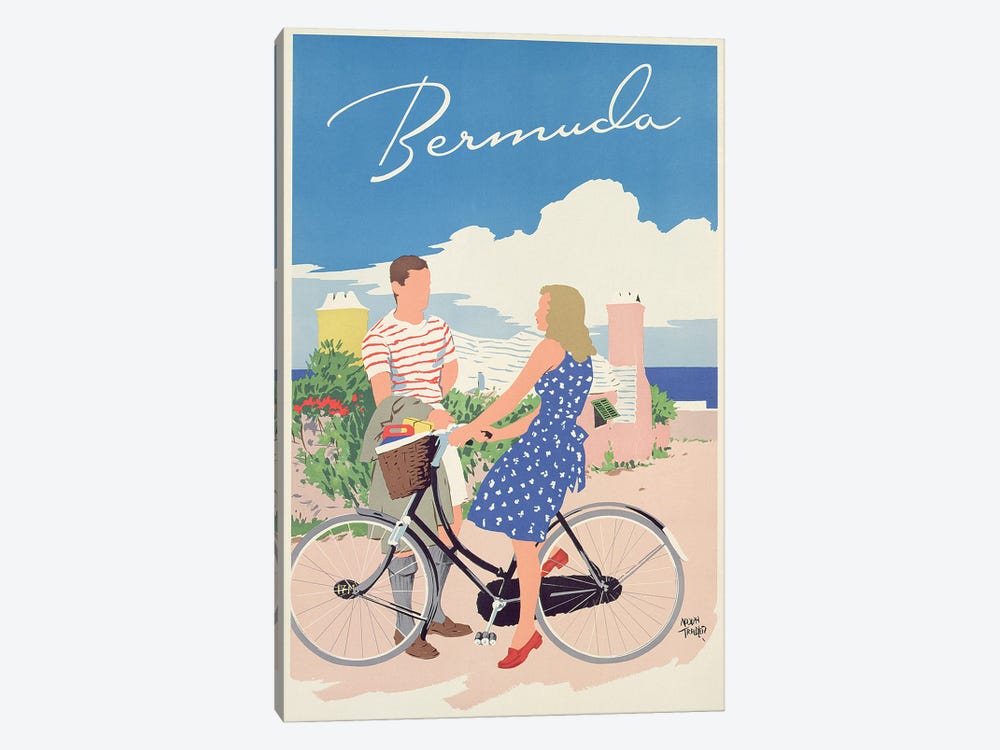 Poster advertising Bermuda, c.1956  1-piece Art Print