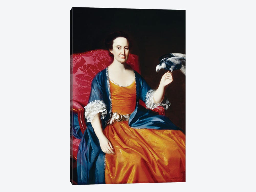 Mrs. Benjamin Hallowell, 1766/67  by John Singleton Copley 1-piece Canvas Art