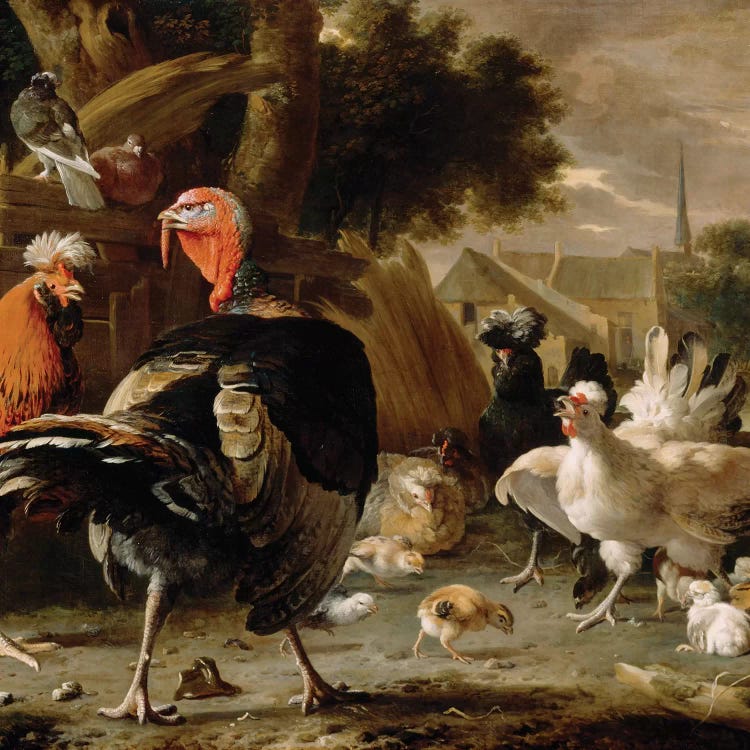 Poultry Yard, c.1668 