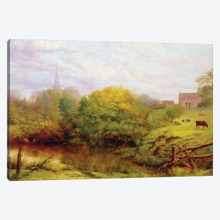 A view of Bredon  Canvas Print #BMN3691} by Henry Key Canvas Artwork
