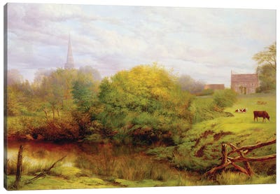A view of Bredon  Canvas Art Print