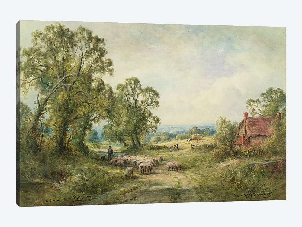 A Lane Near Pulborough  by Henry John Kinnaird 1-piece Canvas Artwork