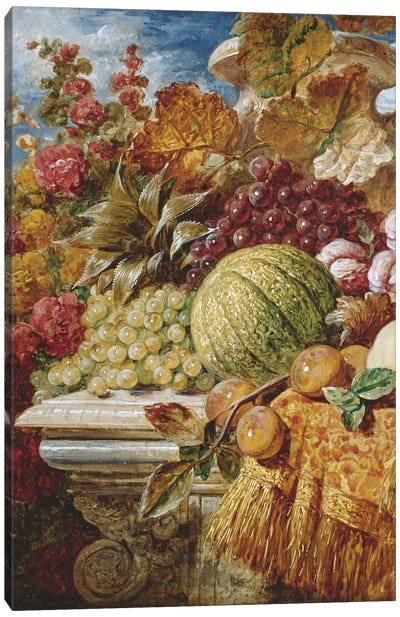 Still life with fruit  Canvas Art Print