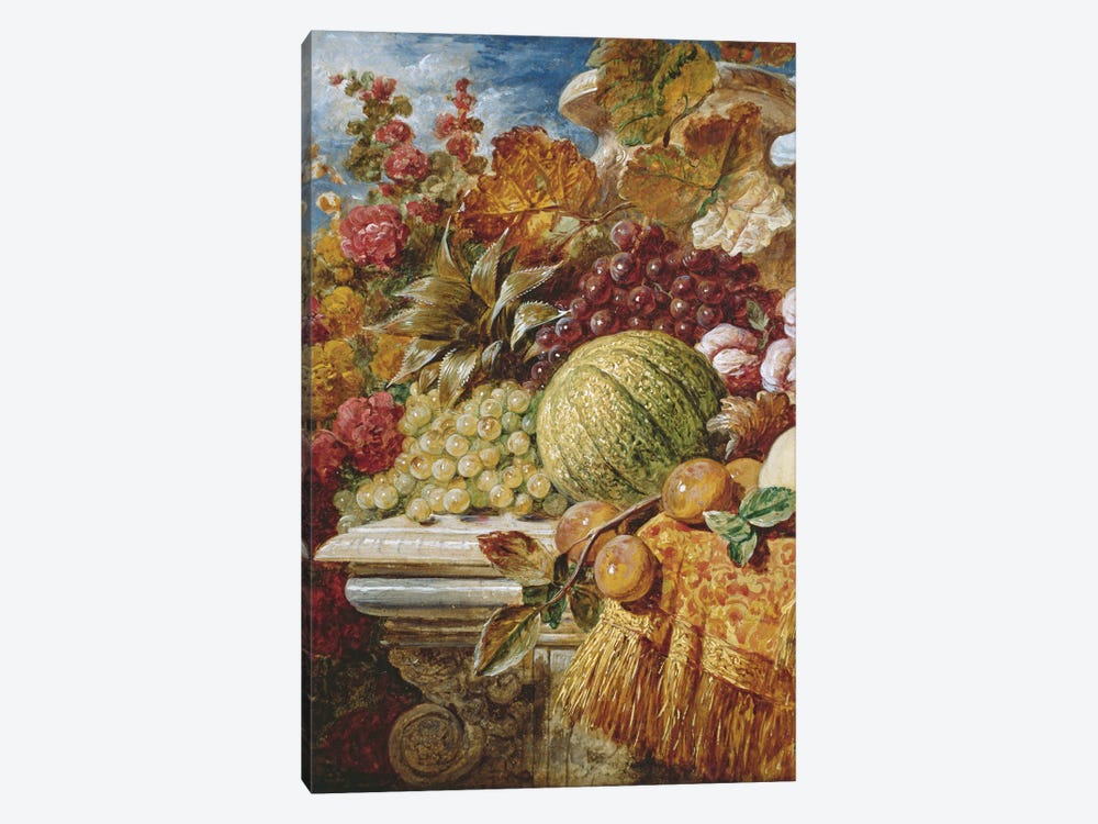 Still life with fruit  1-piece Canvas Wall Art