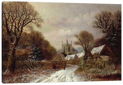 Gretton, Northamptonshire  Canvas Art Print - Village & Town Art