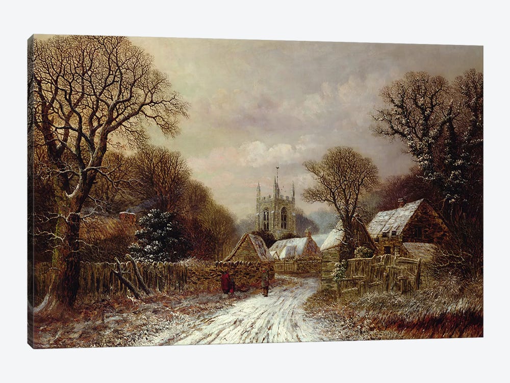 Gretton, Northamptonshire  by Charles Leaver 1-piece Canvas Art