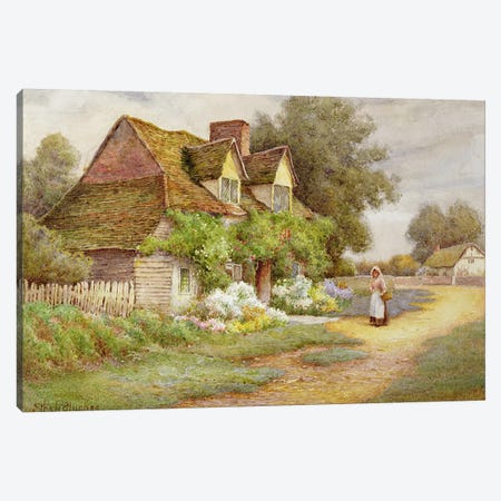 Outside the Cottage  Canvas Print #BMN3714} by Ethel Hughes Canvas Art