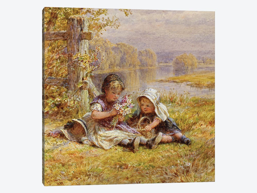 A Posy for Mother, 1867  by William Stephen Coleman 1-piece Canvas Art Print