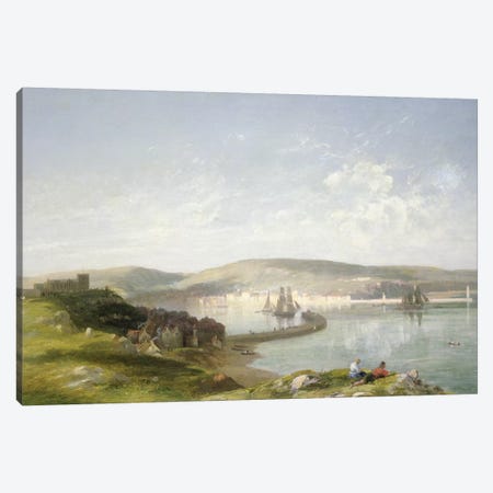 The Estuary, 1869  Canvas Print #BMN3753} by James Francis Danby Canvas Print
