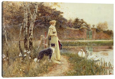Autumn Leaves, 1895  Canvas Art Print