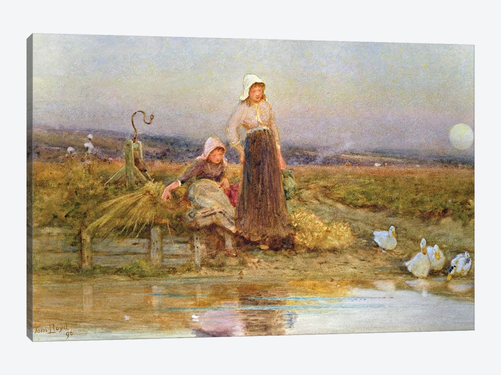 The Gleaners, 1896  by Thomas James Lloyd 1-piece Canvas Artwork