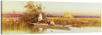 In the Punt, 1895  Canvas Art Print
