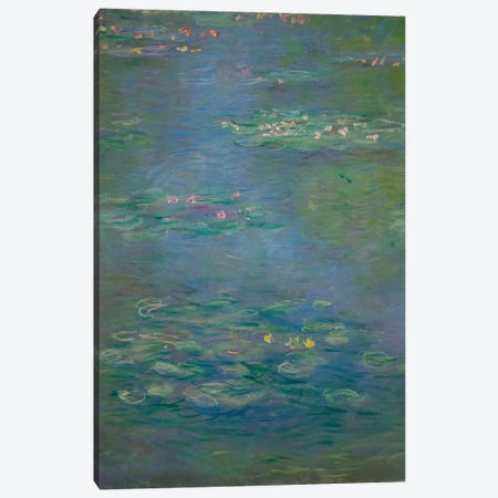 Waterlilies, detail, 1903  Canvas Print #BMN3776} by Claude Monet Canvas Artwork