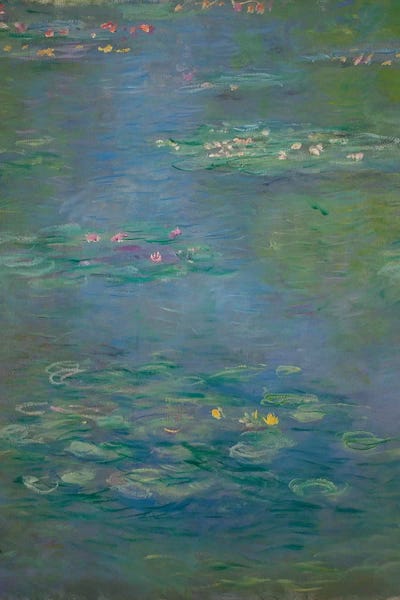 Re-Imagined Masters: Waterlilies, detail, 1903  by Claude Monet