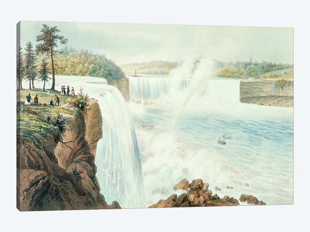 Niagra Falls  by Augustus Kollner 1-piece Canvas Artwork