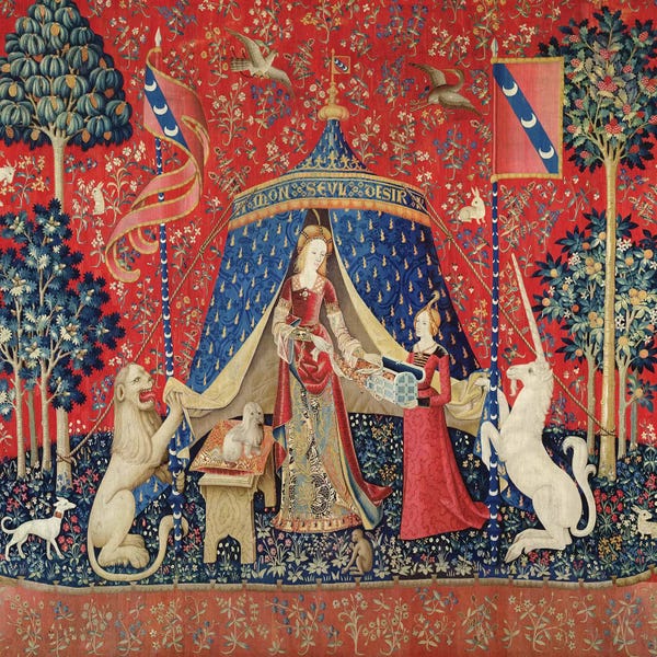 Wild Cats: The Lady and the Unicorn: 'To my only desire'  by French School