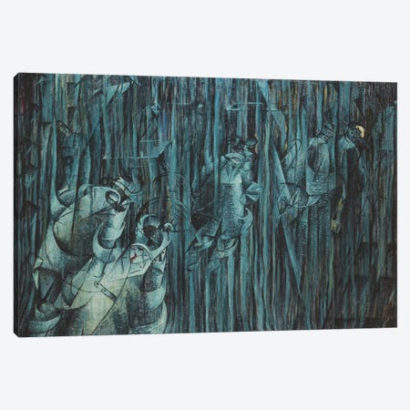 States of Mind: Those Who Stay, 1911  Canvas Print #BMN3810} by Umberto Boccioni Canvas Wall Art