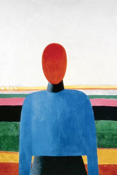 Kazimir Severinovich Malevich: Bust of Woman  by Kazimir Severinovich Malevich