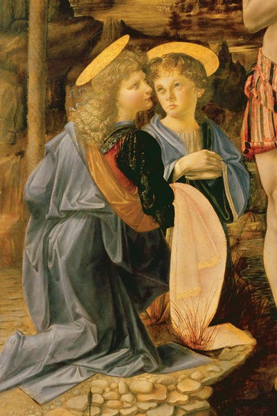 The Baptism Of Christ Leonardo Da Vinci