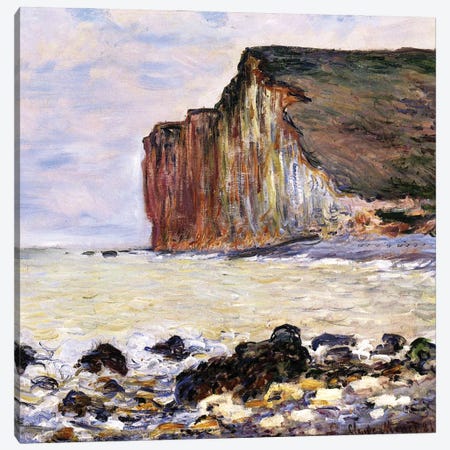 Les Petites Dalles, Pourville, 1881  Canvas Print #BMN3845} by Claude Monet Canvas Art